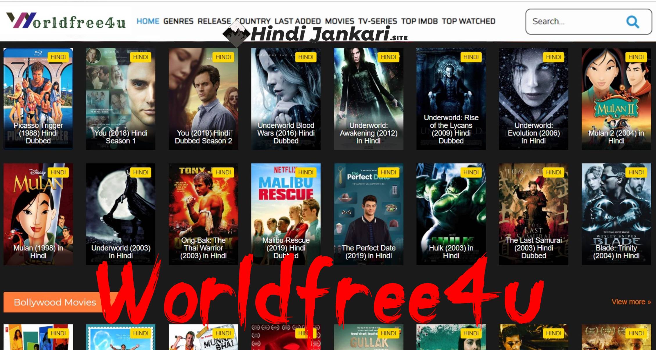 world4free hollywood movie in hindi download